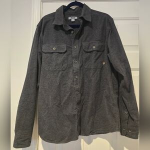 Gander Mountain Mens Size Large Guide Series Heavy Duty Shirt Gray